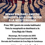 Dinar Solidari amb els refugiats dels conflictes de la Mediterrània