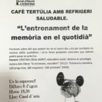 Cafè-Tertúlia amb refrigeri saludable de la Gent Gran