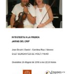 Concert a la fresca als jardins del CRIP