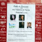 18 de setembre. Amics de la Música: Recital Líric