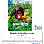 22 octubre. Cinema familiar: Angry Birds (reprogramada)