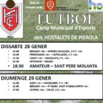 28-29 gener. Futbol al camp municipal