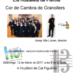 Nou concert dels Amics de la Música amb el Cor de Cambra de Granollers
