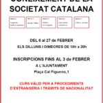 Curs de coneixement de la cultura catalana als Hostalets de Pierola