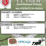 18-19 febrer. Lliga 2016-17 futbol. Club Futbol Hostalets