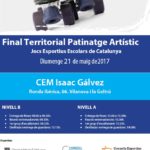 Representació dels Hostalets de Pierola a la final territorial de patinatge