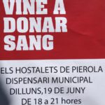 19 juny. Acapte de sang.