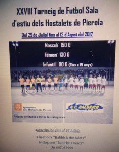 XVIII Torneig Futbol Sala