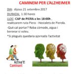 Caminada per l’Alzheimer organitzada pel CAP de Piera