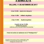 11 setembre. Diada Nacional de Catalunya a Serra Alta