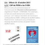 Jornada Europea de Conscienciació sobre l’Aturada Cardiorespirtatòria