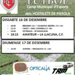 16-17 desembre. Jornada de lliga Club Futbol Hostalets