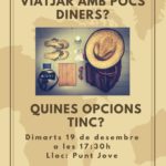 Comissió de Joves, Viatjar econòmicament i sexualitat afectiva. Tres activitats al Punt Jove