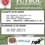 20-21 gener. Futbol. Partits de Lliga als Hostalets
