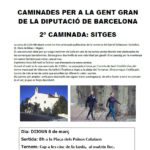 La gent gran marxa a caminar per Sitges. T’hi apuntes?