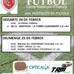24 - 25 febrer. Club Futbol Hostalets. Lliga