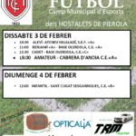 3-4 febrer. Club futbol Hostalets. Lliga, diferents categories