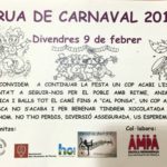 9 febrer. Rua escolar de Carnaval 2018