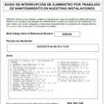 20 març. Interrupció subministrament elèctric