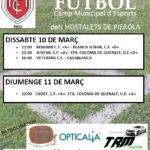10- 11 març. Club Futbol Hostalets. Lliga, diferents categories