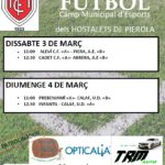 3-4 març. Club Futbol Hostalets. Lliga. Diferents categories