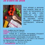 Curs oficial de manipulació d’aliments