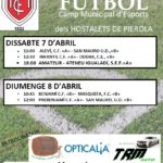 7-8 abril. C.F. Hostalets. Campionat de lliga. Diverses categories