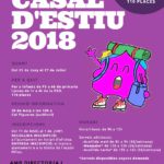 Casal d’estiu 2018: Inscripcions obertes!