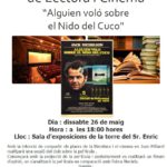 26 maig. Club de Lectura i Cinema: Alguien voló sobre el nido del cuco
