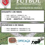 5-6 maig. Jornada futbol de lliga. Diverses categories