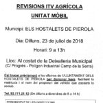 Revisió de la ITV agrícola 2018