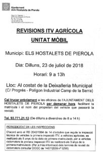 ITV agricola 2018