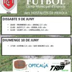 9-10 juny. Club Futbol Hostalets. Darrera jornada de lliga