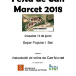14 juliol. Festa Major de Can Marcet