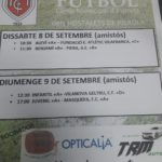 8-9 setembre. Futbol. Partits amistosos