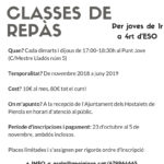 Inscripcions obertes per les Classes de repàs al Punt Jove