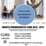 Curs de llengua anglesa organitzat pel Punt Jove