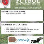 13-14 octubre. Futbol Hostalets. Partits de lliga