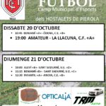 20-21 octubre. Club Futbol Hostalets. Partits campionats de lliga