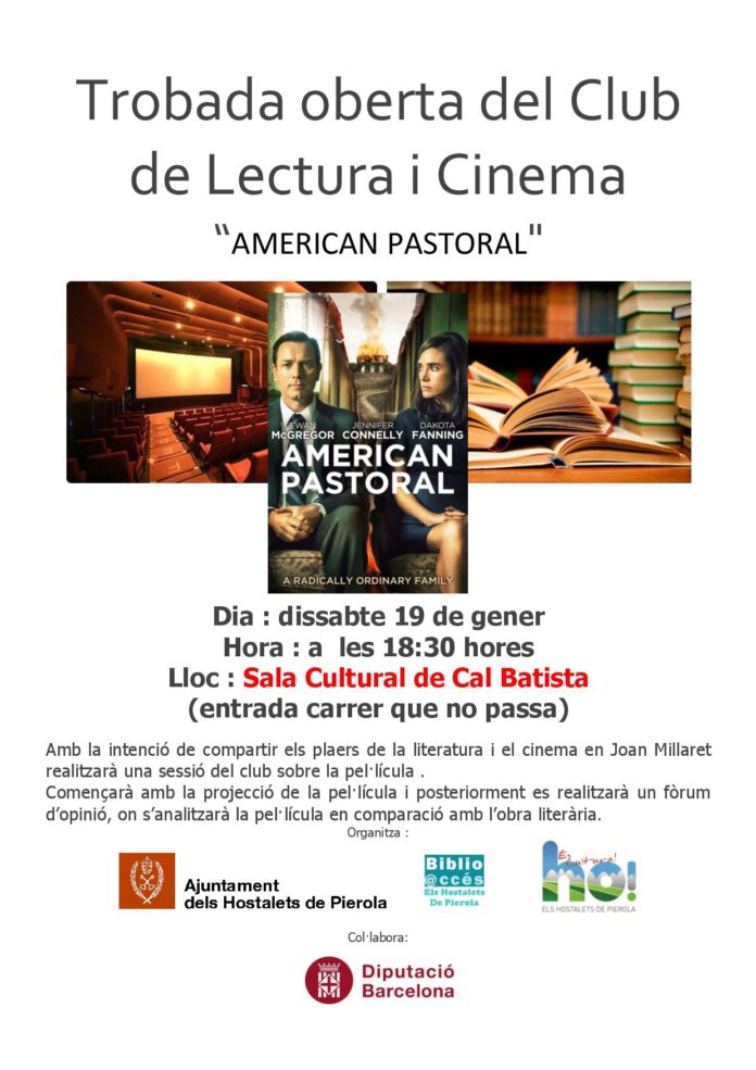 club de lectura i cinema american pastoral