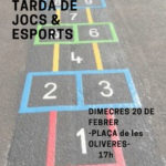 20 febrer. Tarda de jocs i esports
