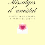 14 febrer. Missatges d'amistat