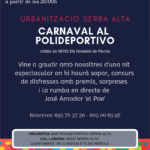 2 març. Carnaval a Serra Alta