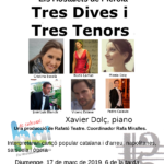17 març. Concert: Tres dives i tres tenors