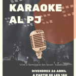 26 abril. Karaoke al PJ