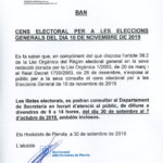 BAN Llistes electorals 10N