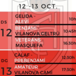 12 i 13 octubre. Jornada de futbol