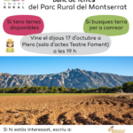 17 octubre. Banc de terres (Ajornat al 7 de novembre)