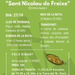 27 octubre. Ruta a Sant Nicolau de Freixe