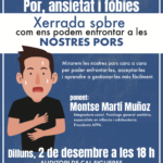 2 desembre. Xerrada sobre les pors